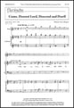 Come Dearest Lord Descent and Dwell Two-Part Mixed choral sheet music cover